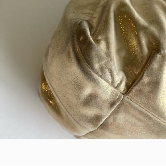 Coach Metallic Gold Shoulder Bag - Picture 9 of 11